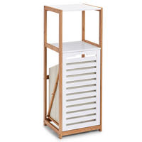STANDREGAL  Naturfarben, Weiß  - Naturfarben/Weiß, Basics, Holz (36,3/33/98cm) - Zeller Present