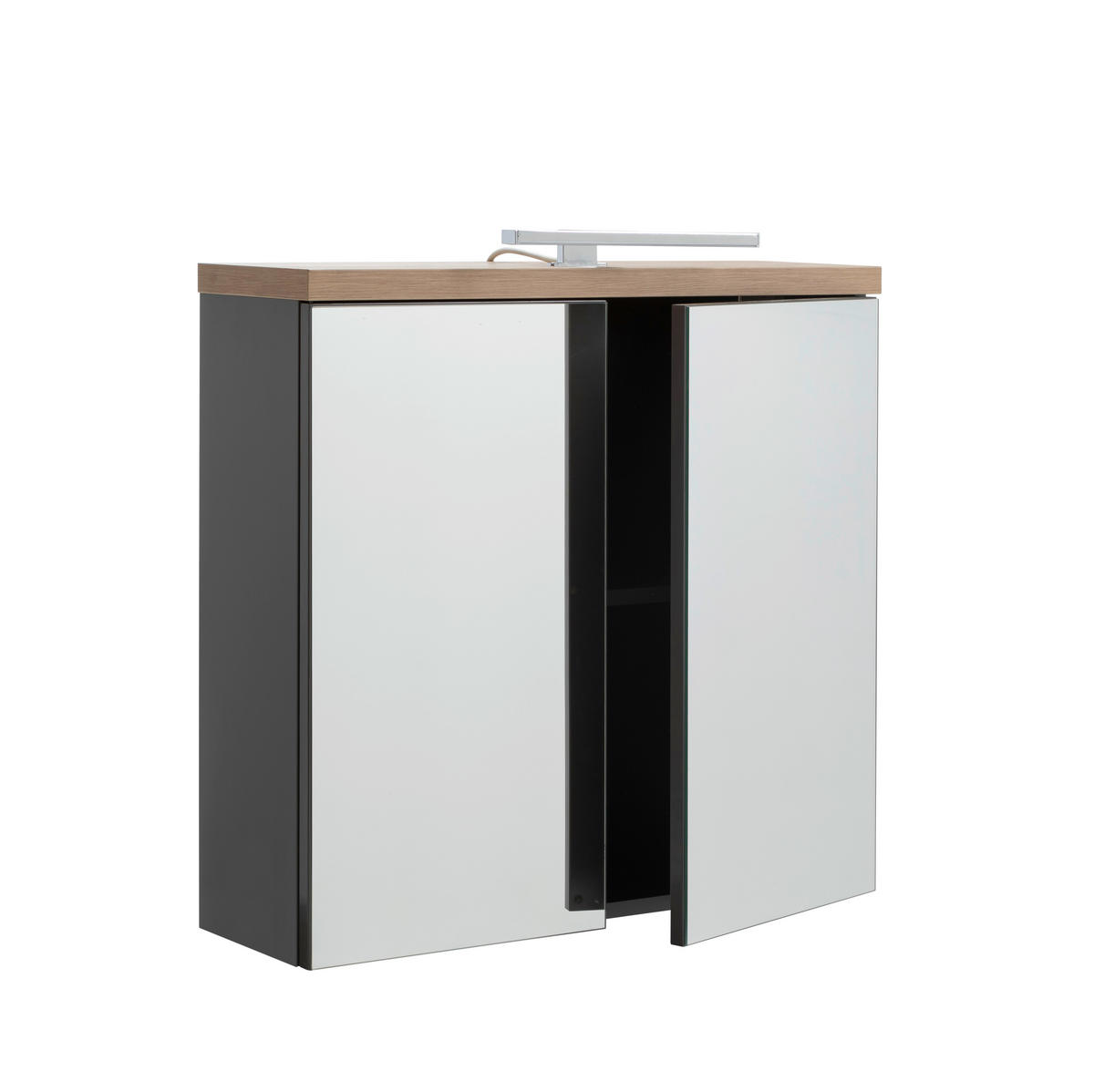 OMARA Z OGLEDALOM 70/66.8/22 cm  - Moderno, leseni material (70/66.8/22cm) - Xora