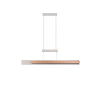 LED-PENDELLEUCHTE Rivera 190,5/174/6 cm   - Aprikose/Grau, Design, Metall (190,5/174/6cm) - Musterring