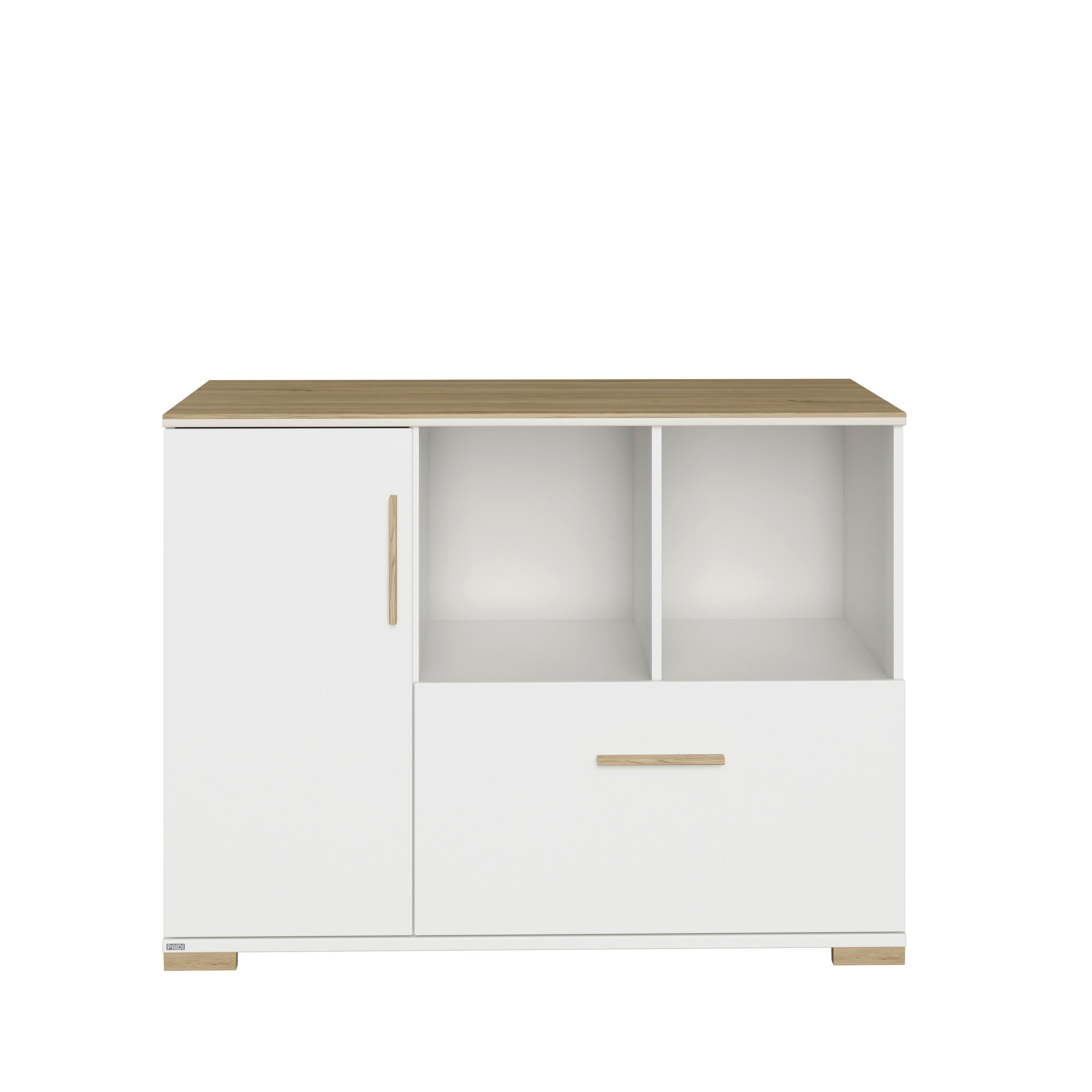 Thumbnail - Paidi Wickelkommode, Weiß, Holzwerkstoff, 1 Fächer, 1 Schubladen, 92.10x55.60x123.50 cm, Blauer Engel, Goldenes M, Babym...