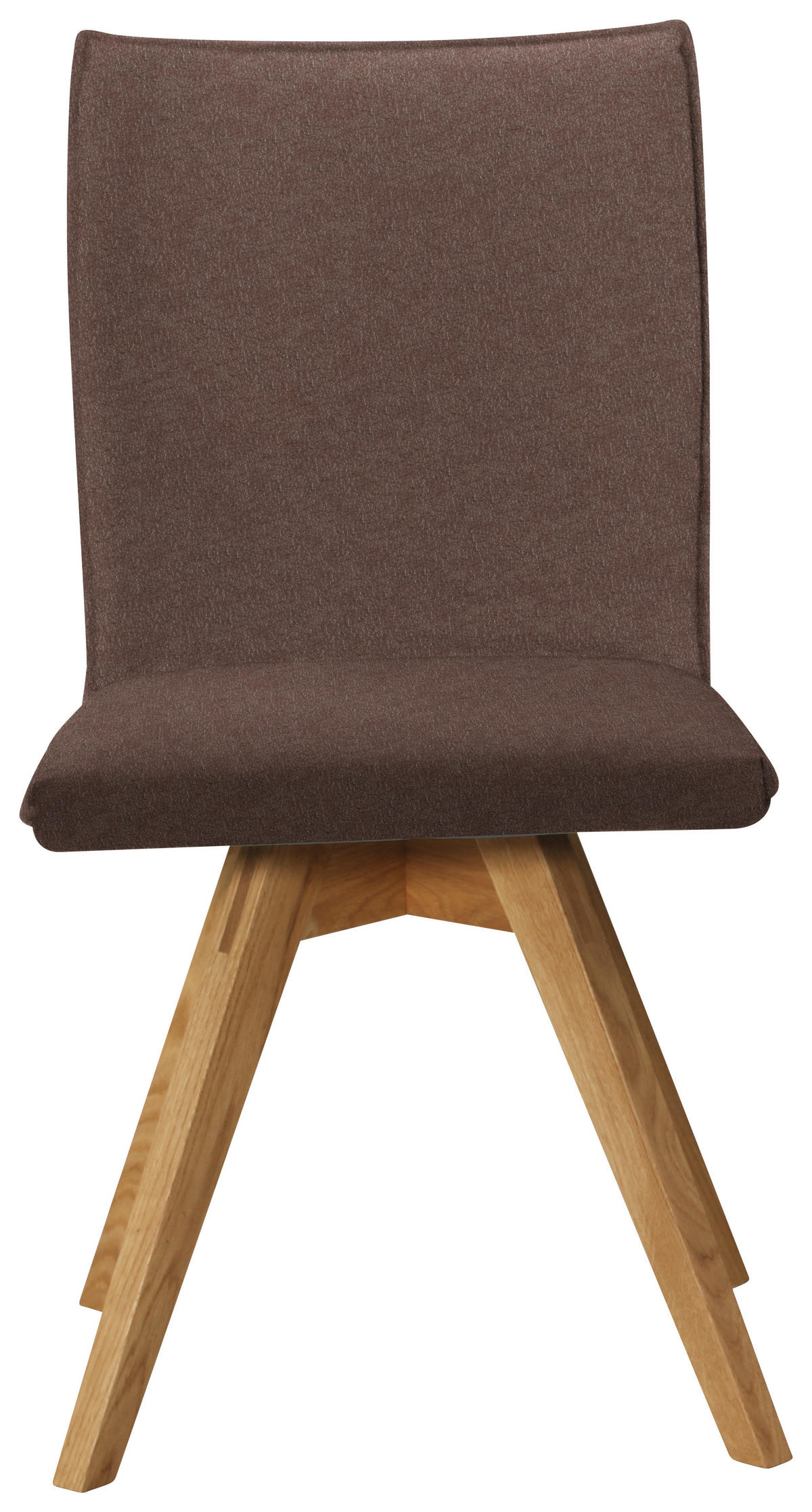 STUHL  in Lederlook, Mikrofaser  - Eichefarben/Braun, Konventionell, Holz/Textil (60/91/61cm) - Moderano