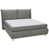 BOXSPRINGBETT 200/200 cm  in Grau  - Edelstahlfarben/Grau, Konventionell, Textil (200/200cm) - Dieter Knoll