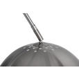 BOGENLEUCHTE 170/39/190-205 cm    - Nickelfarben, Design, Metall (170/39/190-205cm) - Novel