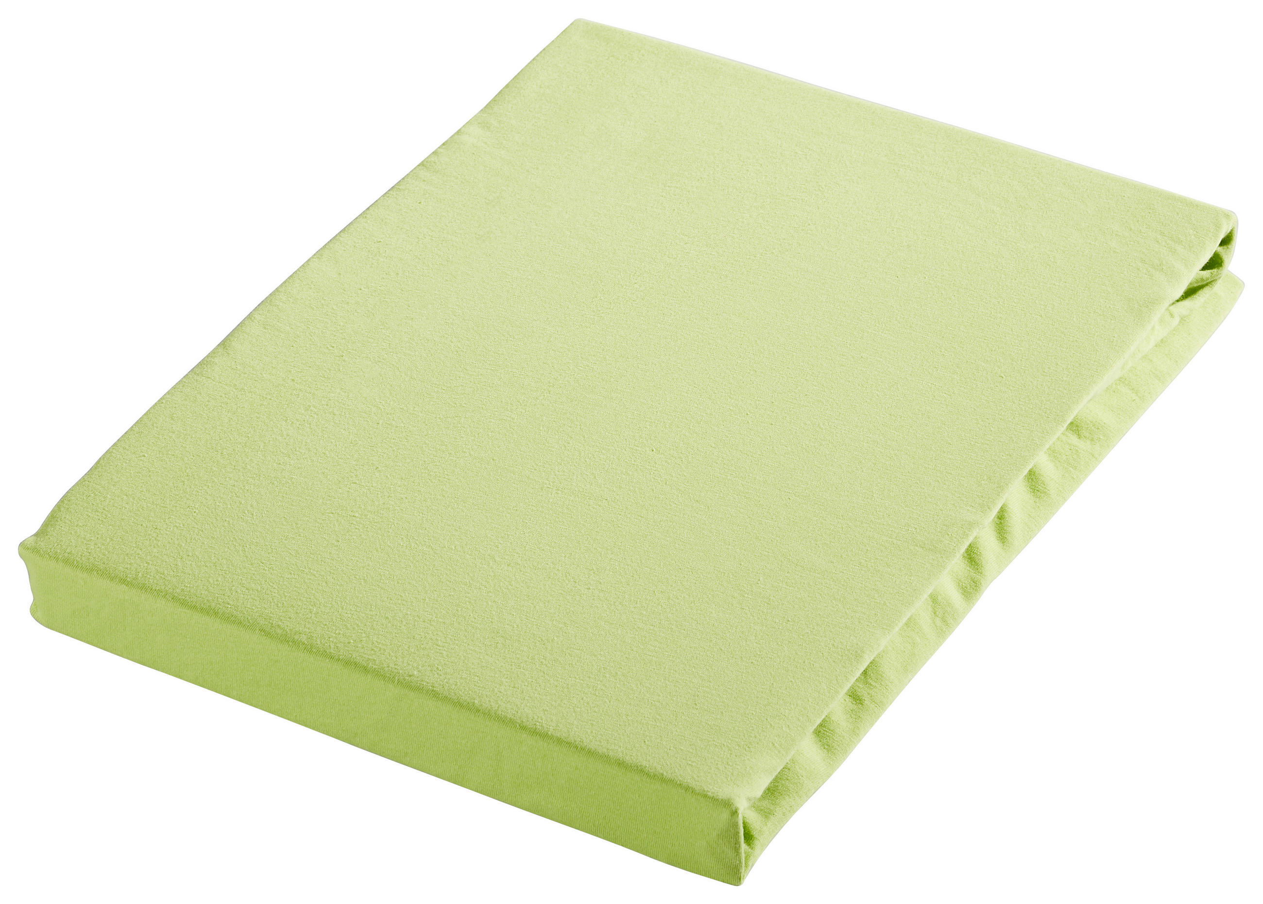 BOXSPRING-SPANNBETTTUCH Jersey  - Grün, Basics, Textil (90-100/190-220cm) - Novel