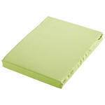SPANNLEINTUCH 90-100/190-200 cm Jersey  - Limette/Hellgrün, Basics, Textil (90-100/190-200cm) - Novel