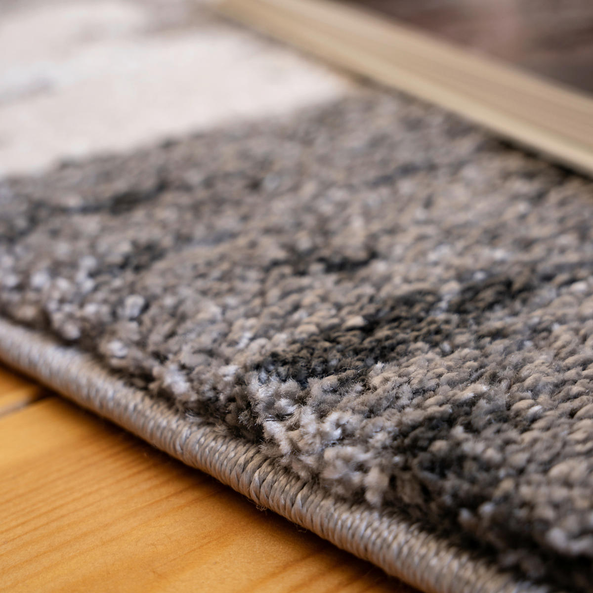 COVOR CU FIR LUNG  My Canyon  - gri, Basics, textil (120/170cm)