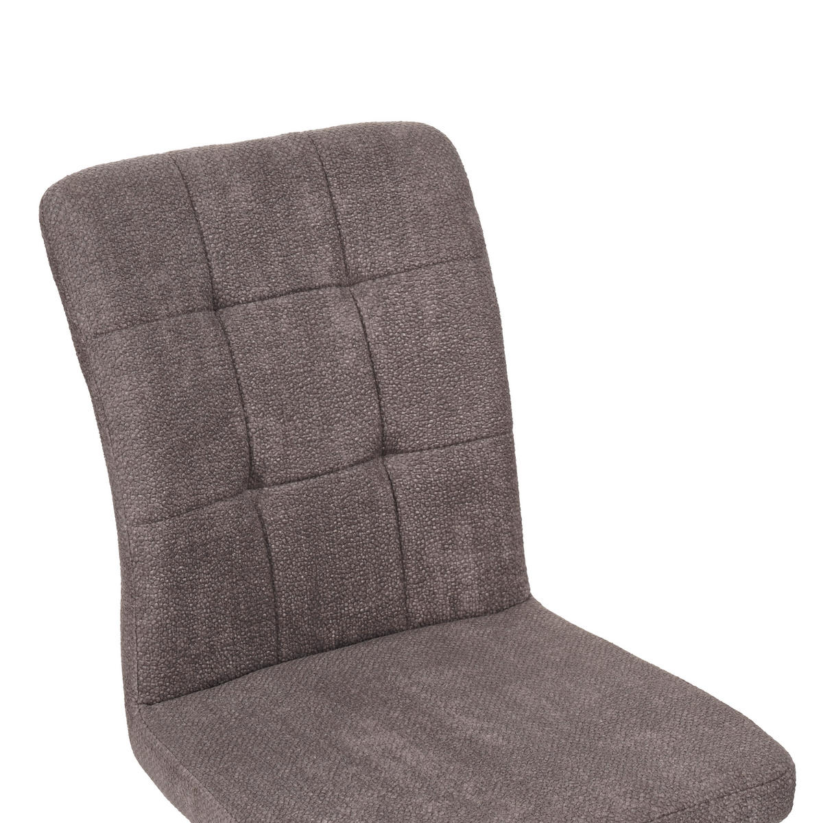 STUHL Mikrofaser Braun  - Schwarz/Braun, Design, Textil/Metall (44/88/59cm) - Boxxx