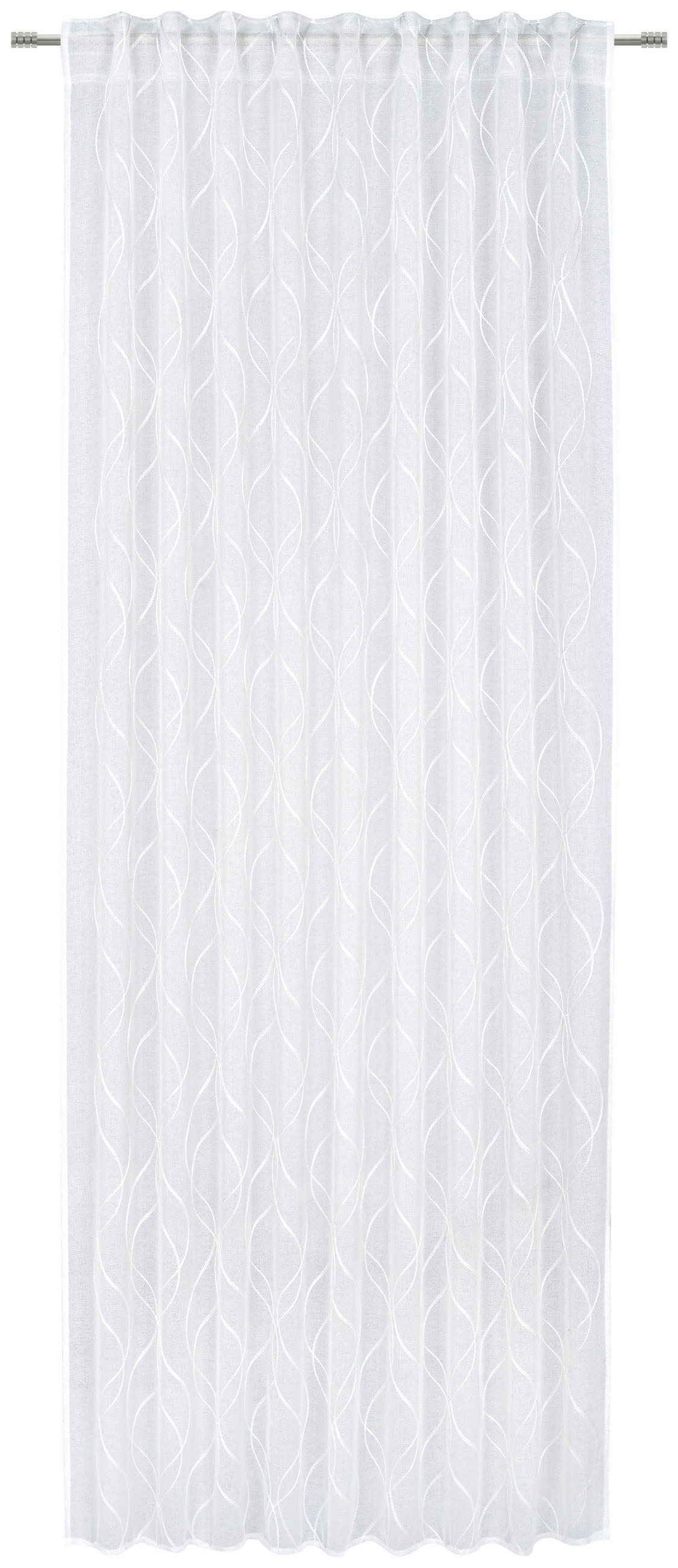 FERTIGVORHANG  - Weiss, Basics, Textil (140/245cm) - Esposa