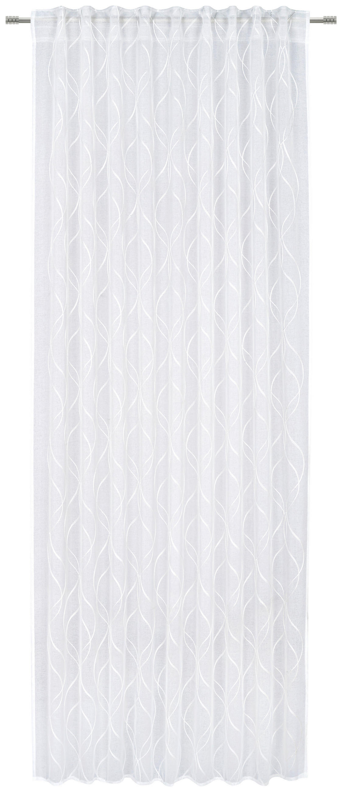 FERTIGVORHANG  - Weiss, Basics, Textil (140/245cm) - Esposa