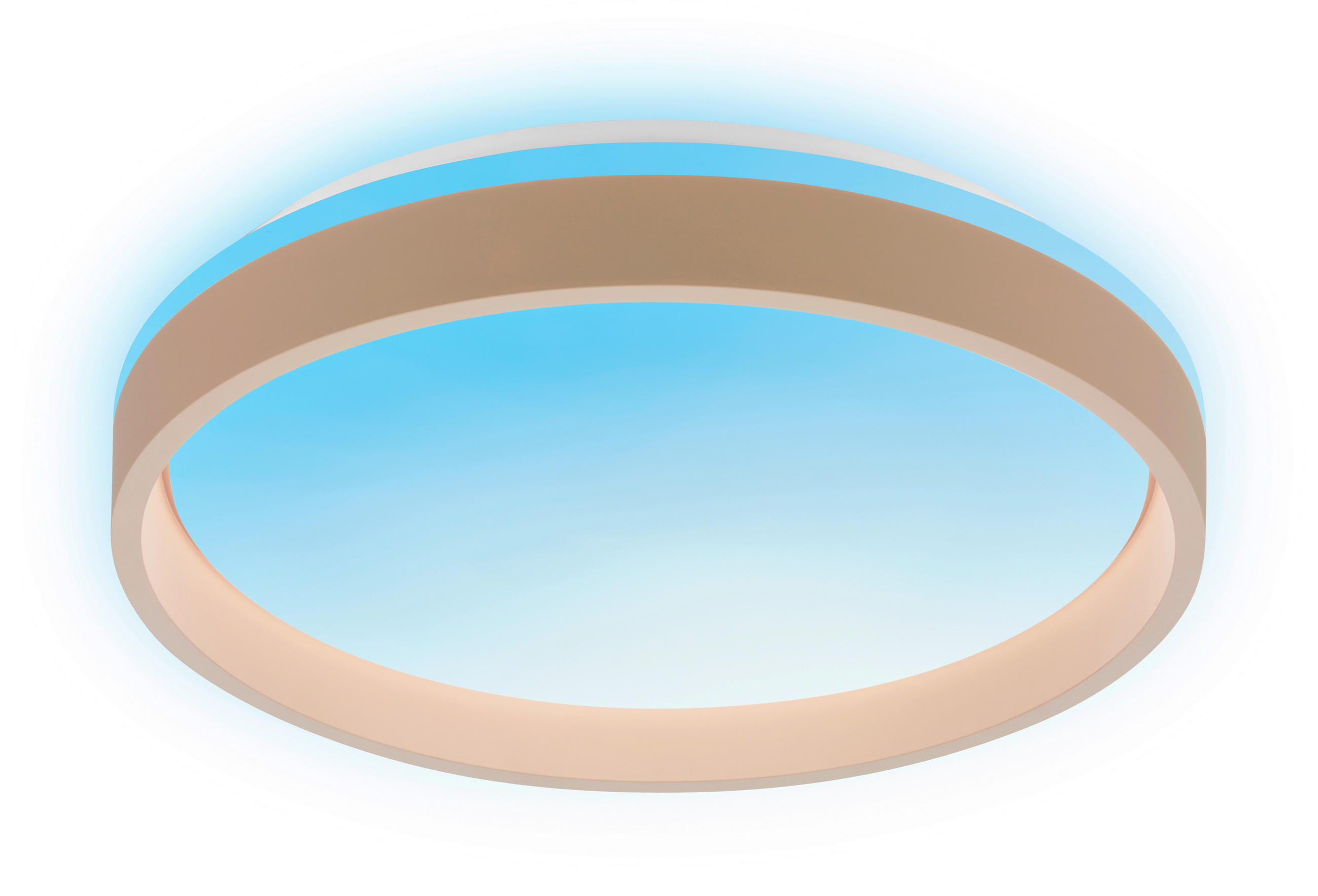 LED-DECKENLEUCHTE Aurie Glow 39/8 cm   - Beige, KONVENTIONELL, Kunststoff (39/8cm) - Briloner