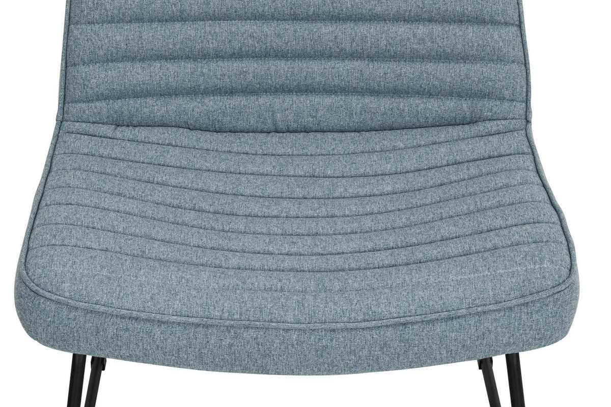 KŘESLO, textil, modrá - modrá/černá, Moderní, kov/textil (66/85/69cm) - P & B