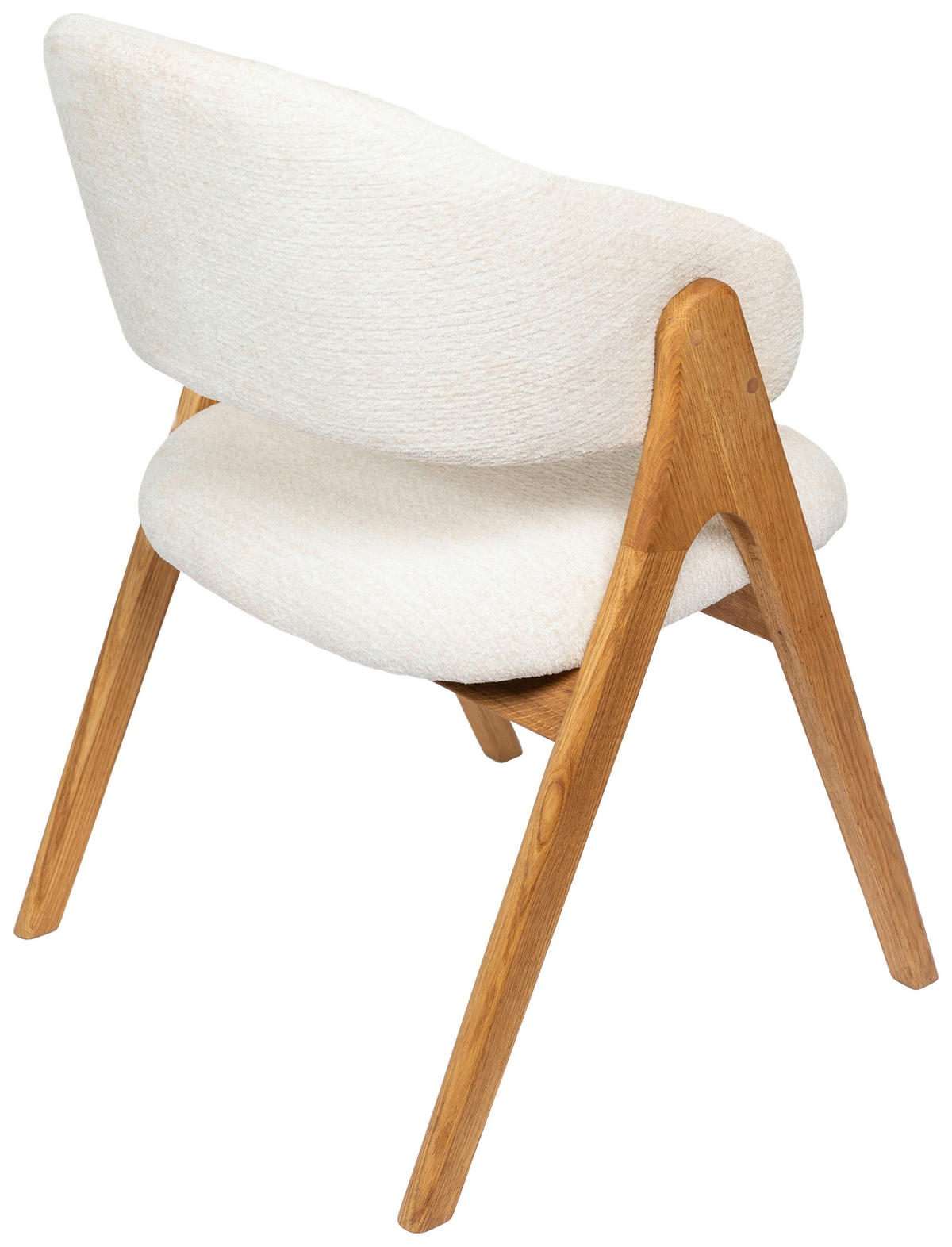 ARMLEHNSTUHL in Holz, Textil Eichefarben, Beige  - Eichefarben/Beige, MODERN, Holz/Textil (61/85/57cm) - Carryhome