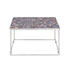 LOUNGETISCH 77/77/44 cm - Edelstahlfarben/Multicolor, Design, Stein/Metall (77/77/44cm) - Amatio LOUNGETISCH 77/77/44 cm - Edelstahlfarben/Multicolor, Design, Stein/Metall (77/77/44cm) - Amatio