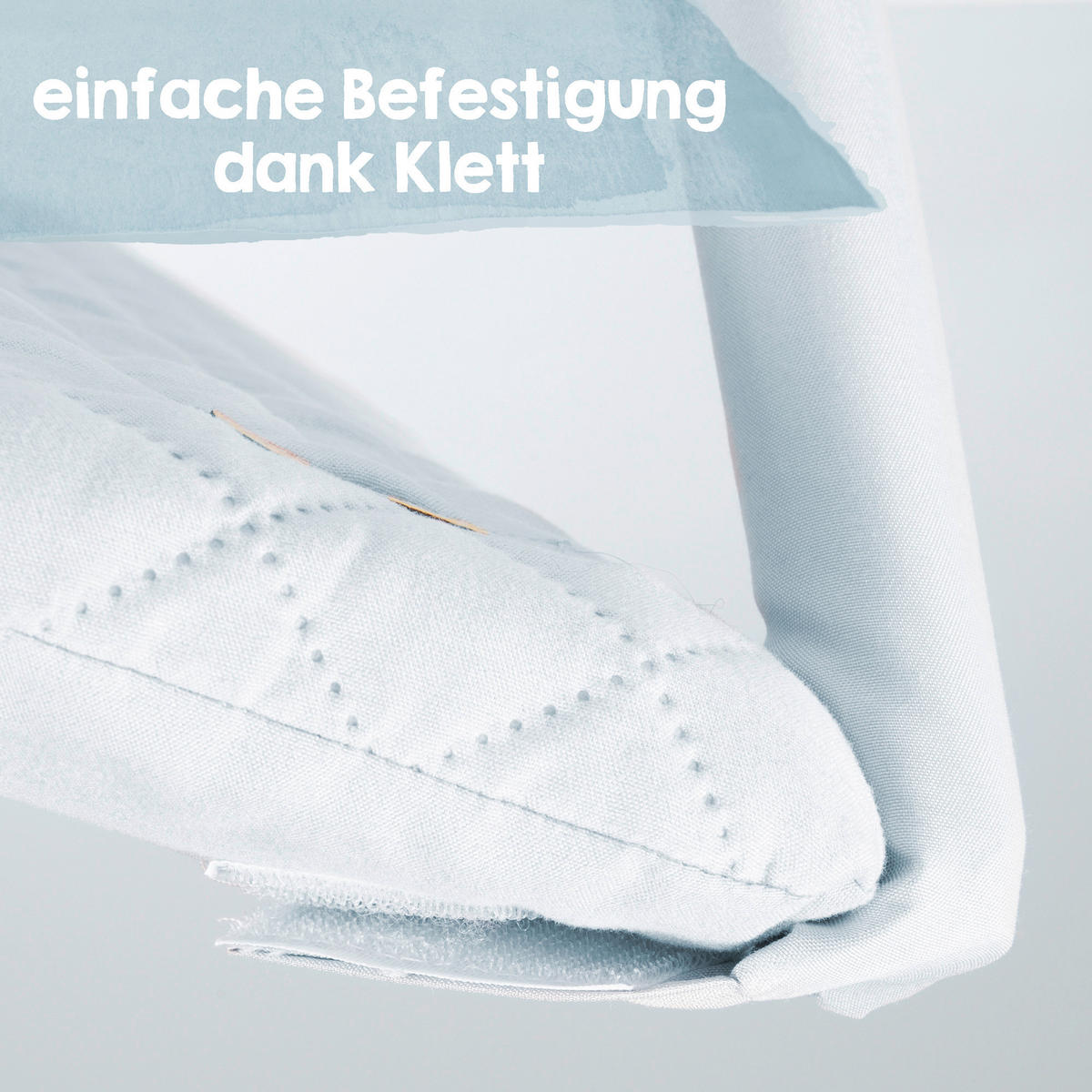 Krabbeldecke Roba Style  - Hellblau, Konventionell, Textil (85/45/75cm) - Roba