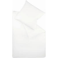 BETTWÄSCHE Makosatin 155/220 cm  - Weiß, Basics, Textil (155/220cm) - Fleuresse