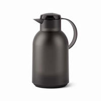 ISOLIERKANNE SAMBA 1,5 L  - Schwarz, Basics, Kunststoff (1,5l) - Emsa