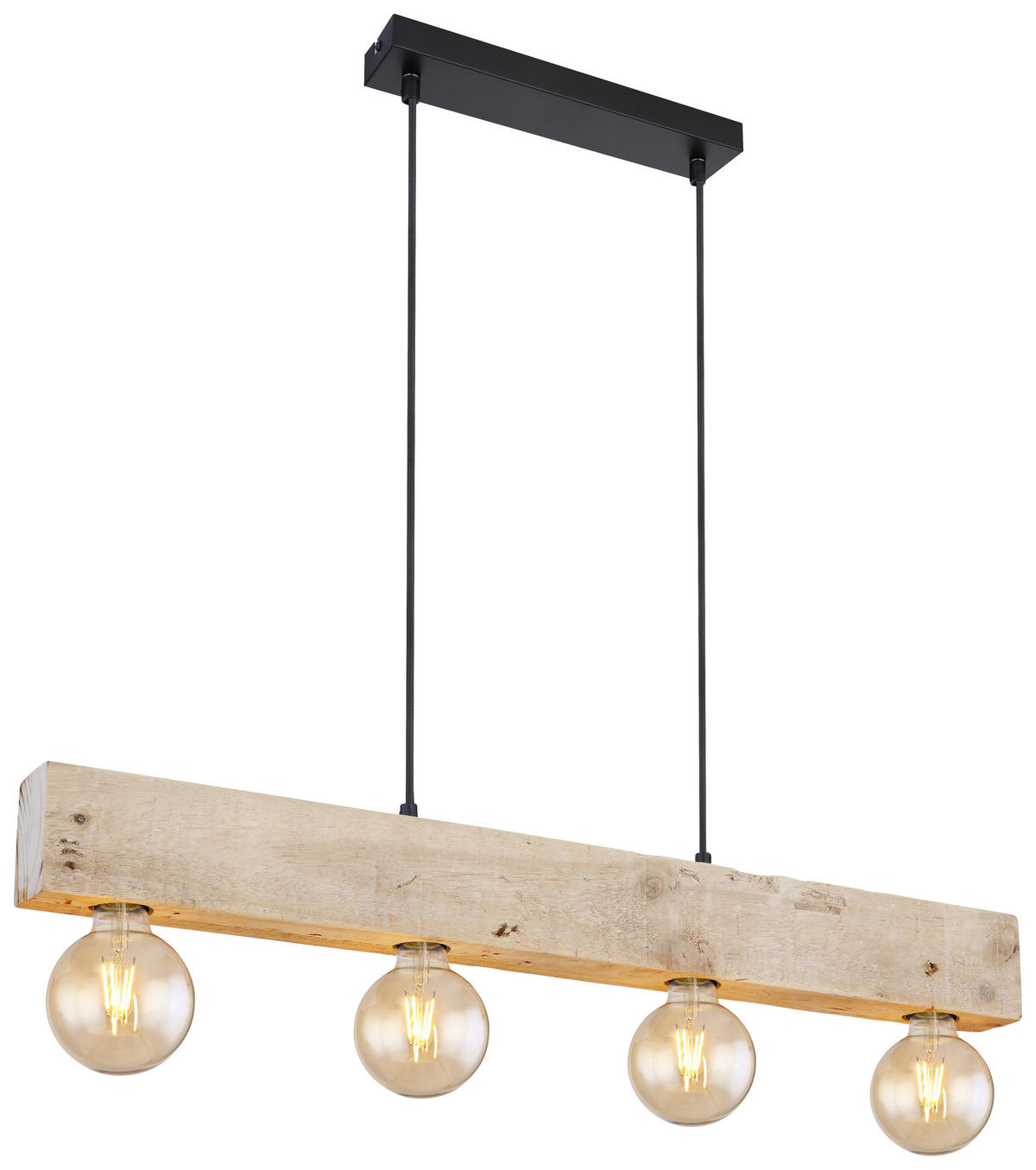 VISEČA SVETILKA  Adalie   80/6/120 cm         E27 - črna/temno rjava, Natur, kovina/tekstil (80/6/120cm) - Globo