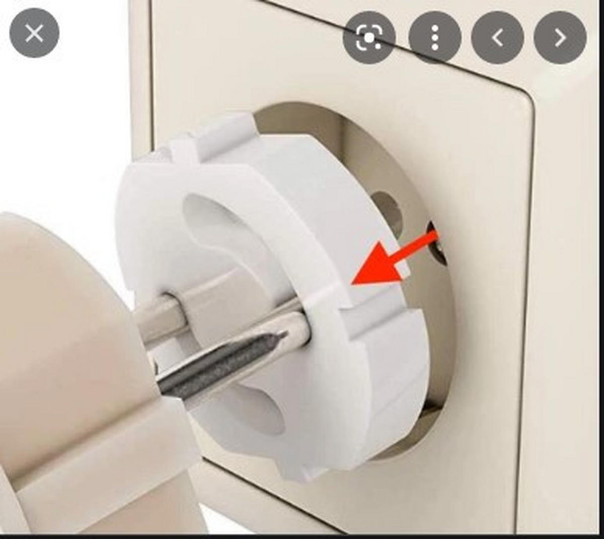 ŠTITNIK ZA UTIČNICE - bela, Osnovno, plastika (17.5/10cm) - My Baby Lou