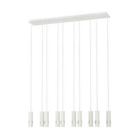 HÄNGELEUCHTE 117/20/150 cm  - Weiß, Design, Kunststoff/Metall (117/20/150cm) - Eglo