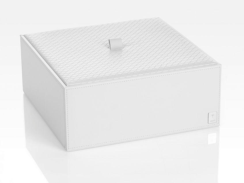 BOX MIT DECKEL     - Weiß, Design, Kunststoff (25/9,5/25cm) - Joop!