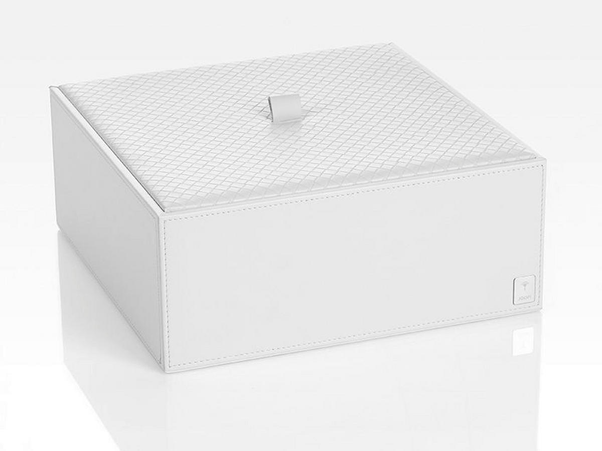 BOX MIT DECKEL     - Weiß, Design, Kunststoff (25/9,5/25cm) - Joop!
