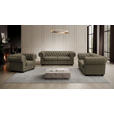 CHESTERFIELD-SESSEL - Wengefarben/Schlammfarben, LIFESTYLE, Holz/Textil (115/76,5/96cm) - Landscape