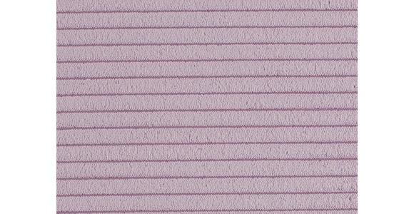 ECKSOFA  in Cord Lila  280/173 cm  - Lila/Schwarz, KONVENTIONELL, Textil/Metall (280/173cm) - Hom`in