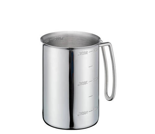 MESSBECHER - Edelstahlfarben, Basics, Metall (8,5/11,5cm) - KÜCHENPROFI