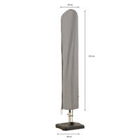 SCHUTZHÜLLE  - Grau, Basics, Kunststoff (40/215cm)