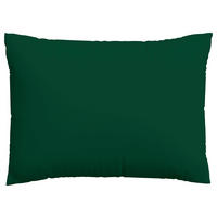 KOPFPOLSTERBEZUG WOVEN SATIN 60/80 cm  - Dunkelgrün, Basics, Textil (60/80cm) - Schlafgut