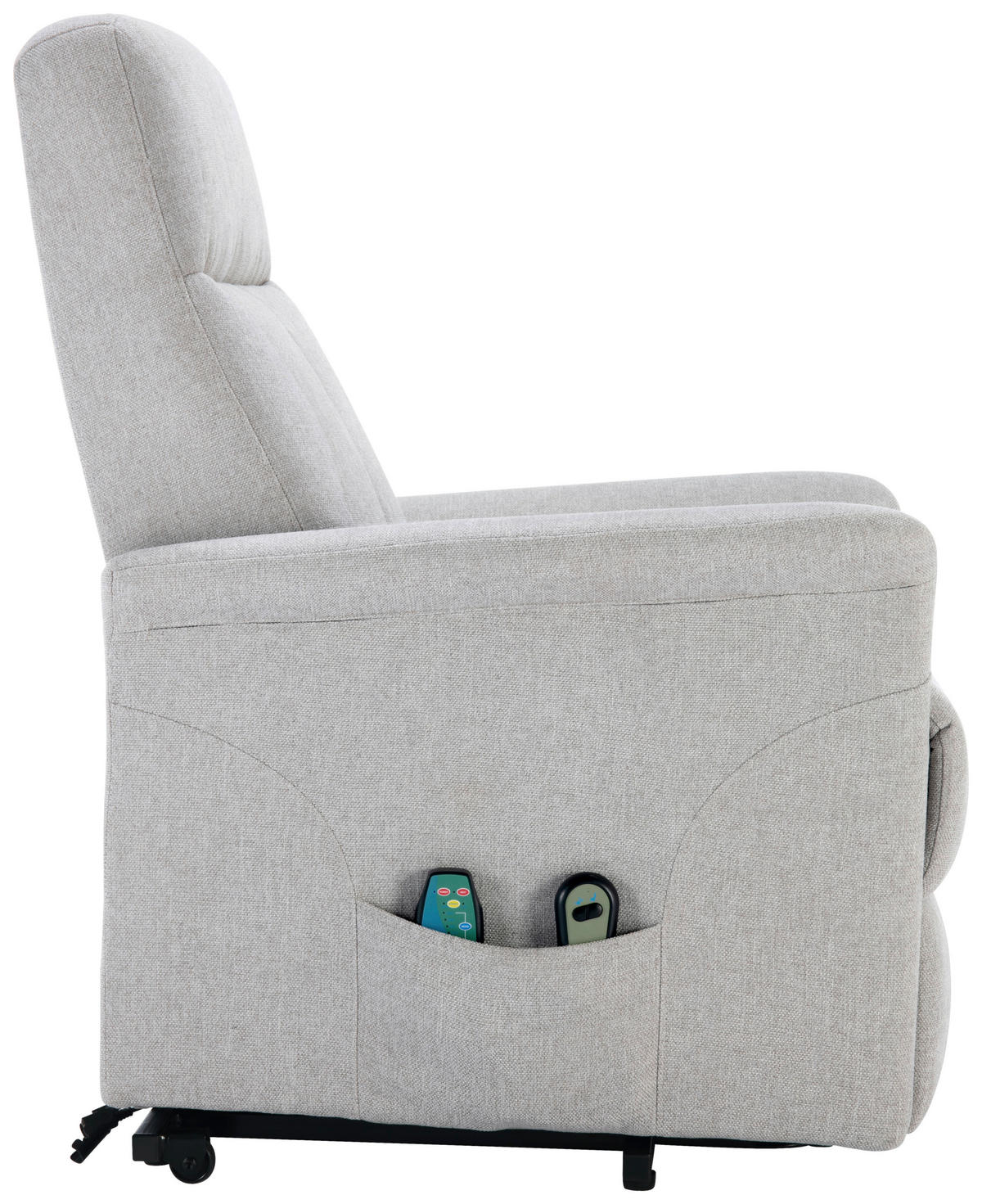 MASSAGESESSEL Mikrofaser Greige    - Greige/Schwarz, KONVENTIONELL, Kunststoff/Textil (72/102/86cm) - MID.YOU