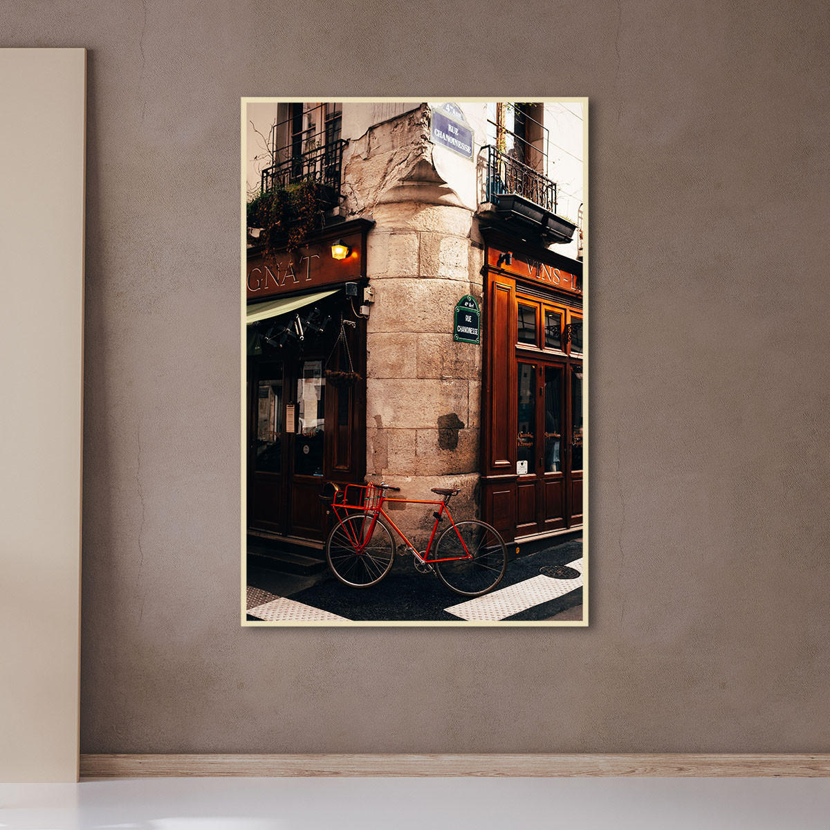 BILD 98/148 cm  - Rotbraun/Naturfarben, Design, Holz/Kunststoff (98/148cm)
