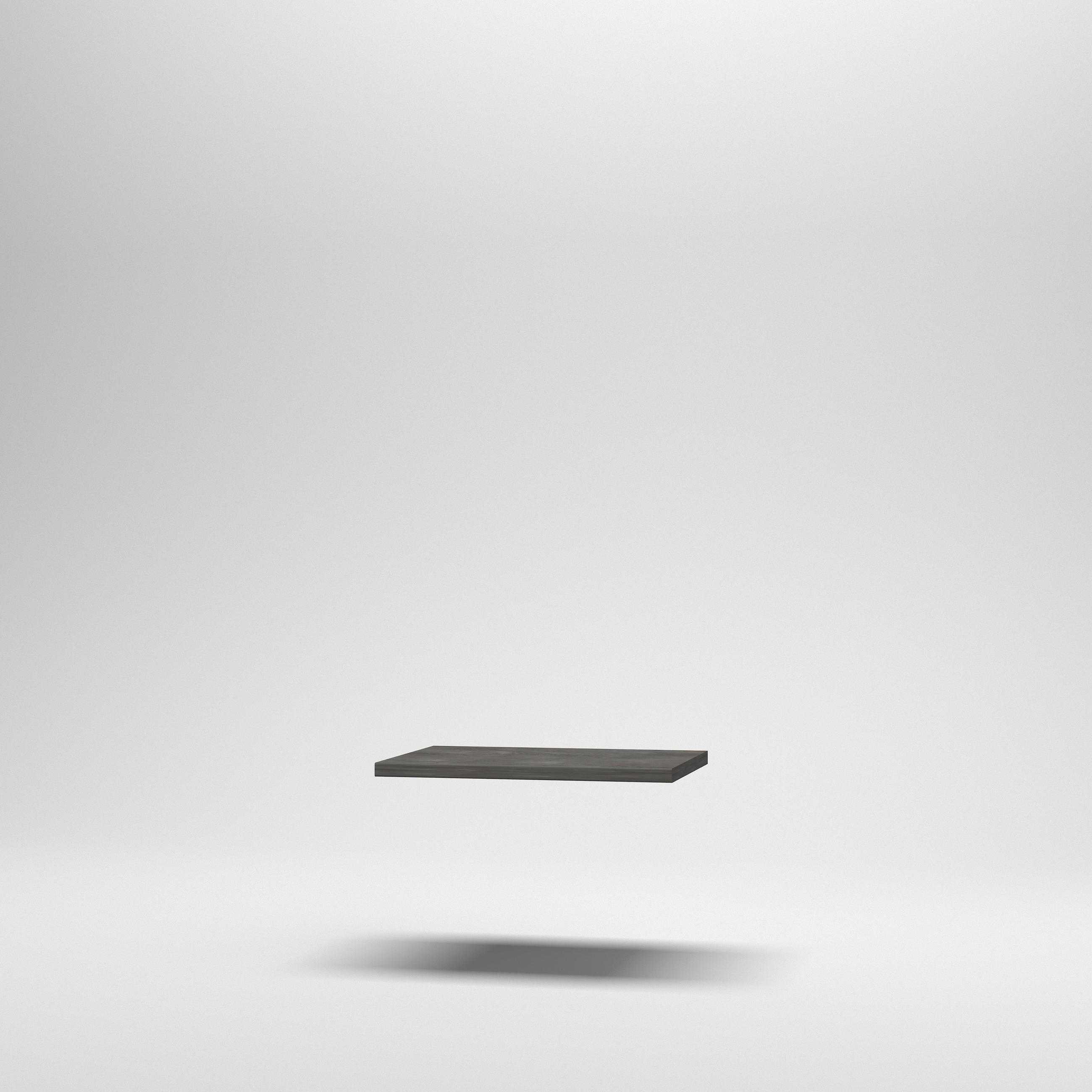 MUNKALAP 82/3,8/60 cm  - sötétszürke, Basics, fa (82/3,8/60cm) - Carryhome