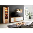 LOWBOARD  in 203,8/62/51,4 cm  - Eiche Bianco/Dunkelgrau, Design, Holz/Holzwerkstoff (203,8/62/51,4cm) - Novel