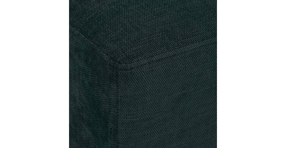 ECKSOFA in Chenille Grün  - Schwarz/Grün, KONVENTIONELL, Textil/Metall (264/178cm) - Hom`in