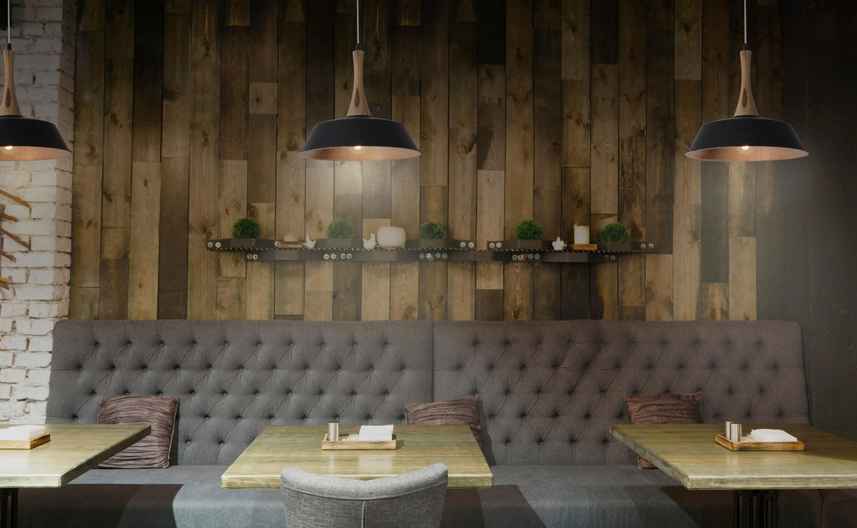 HÄNGELEUCHTE Culum 36/120 cm   - Schwarz/Kupferfarben, KONVENTIONELL, Holz/Metall (36/120cm) - Näve