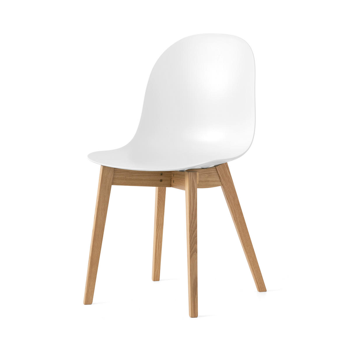 GARTENSTUHL-SET Eiche Weiß, Eichefarben  - Eichefarben/Weiß, LIFESTYLE, Holz/Kunststoff (50/50/50cm) - Connubia 