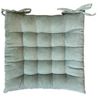 PODUŠKA NA ŽIDLI, 38/38/4 cm - světle zelená, Basics, textil (38/38/4cm) - Novel