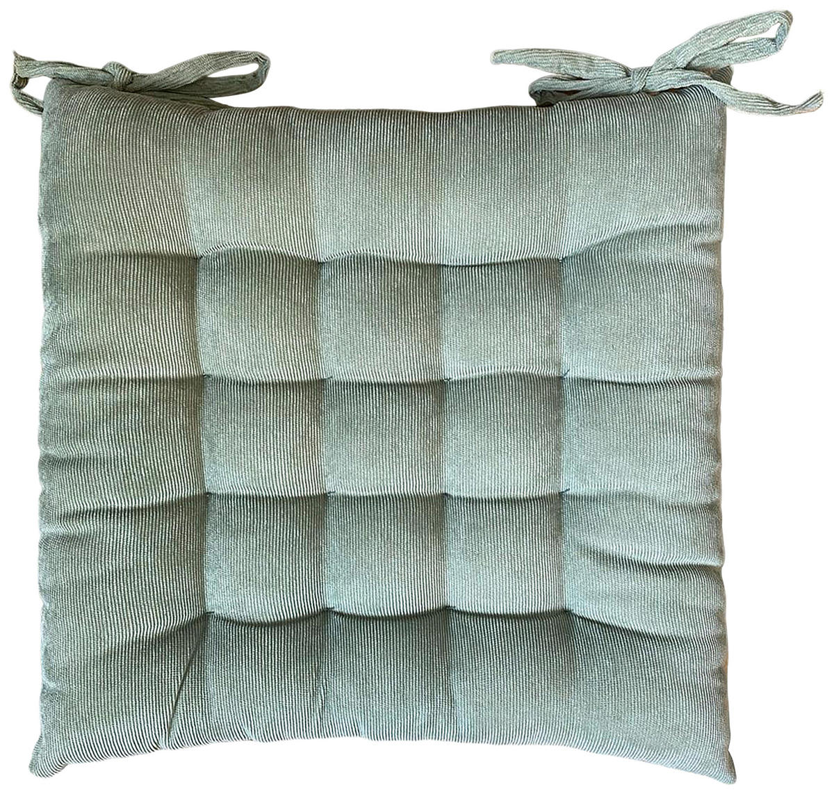 PODUŠKA NA ŽIDLI, 38/38/4 cm - světle zelená, Basics, textil (38/38/4cm) - Novel