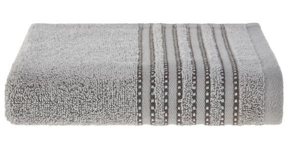 Handtuch Anna - Grau, MODERN, Textil (50/90cm) - Luca Bessoni