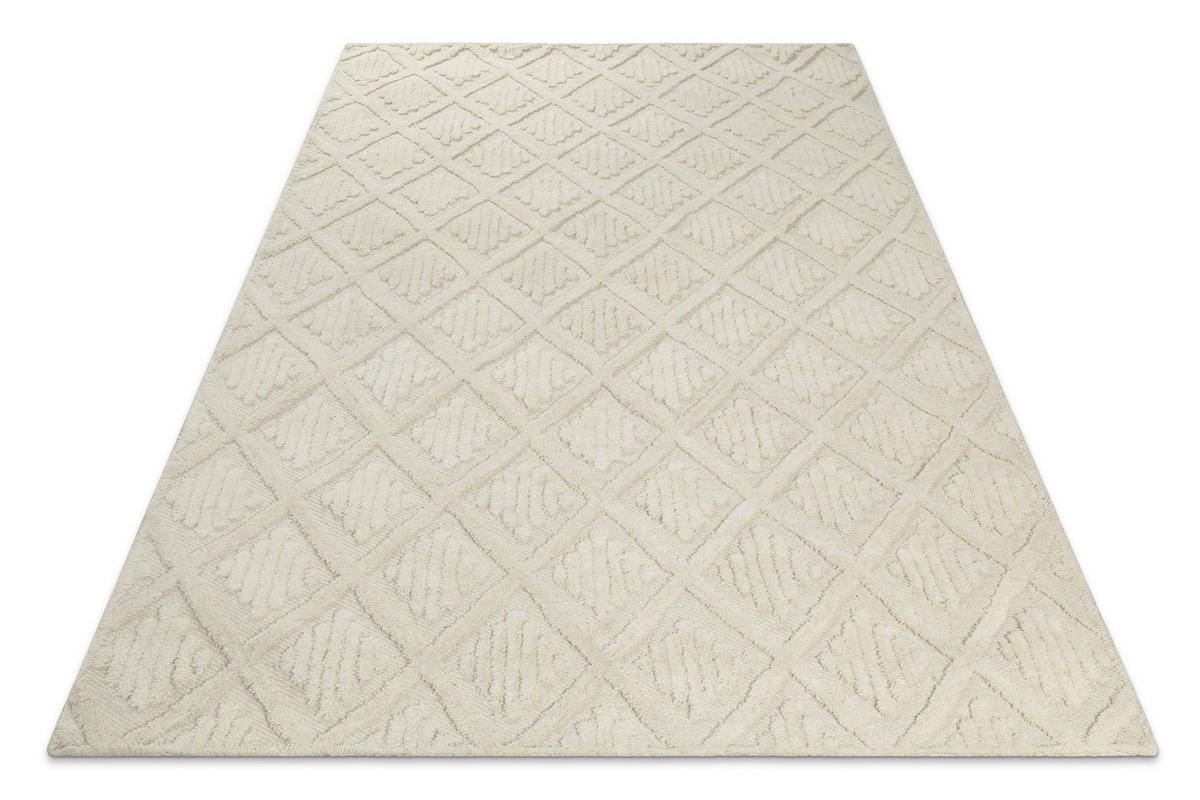 WEBTEPPICH 140/200 cm Hamptons Seventeen Creme  - Creme, KONVENTIONELL, Textil (140/200cm) - WECON HOME
