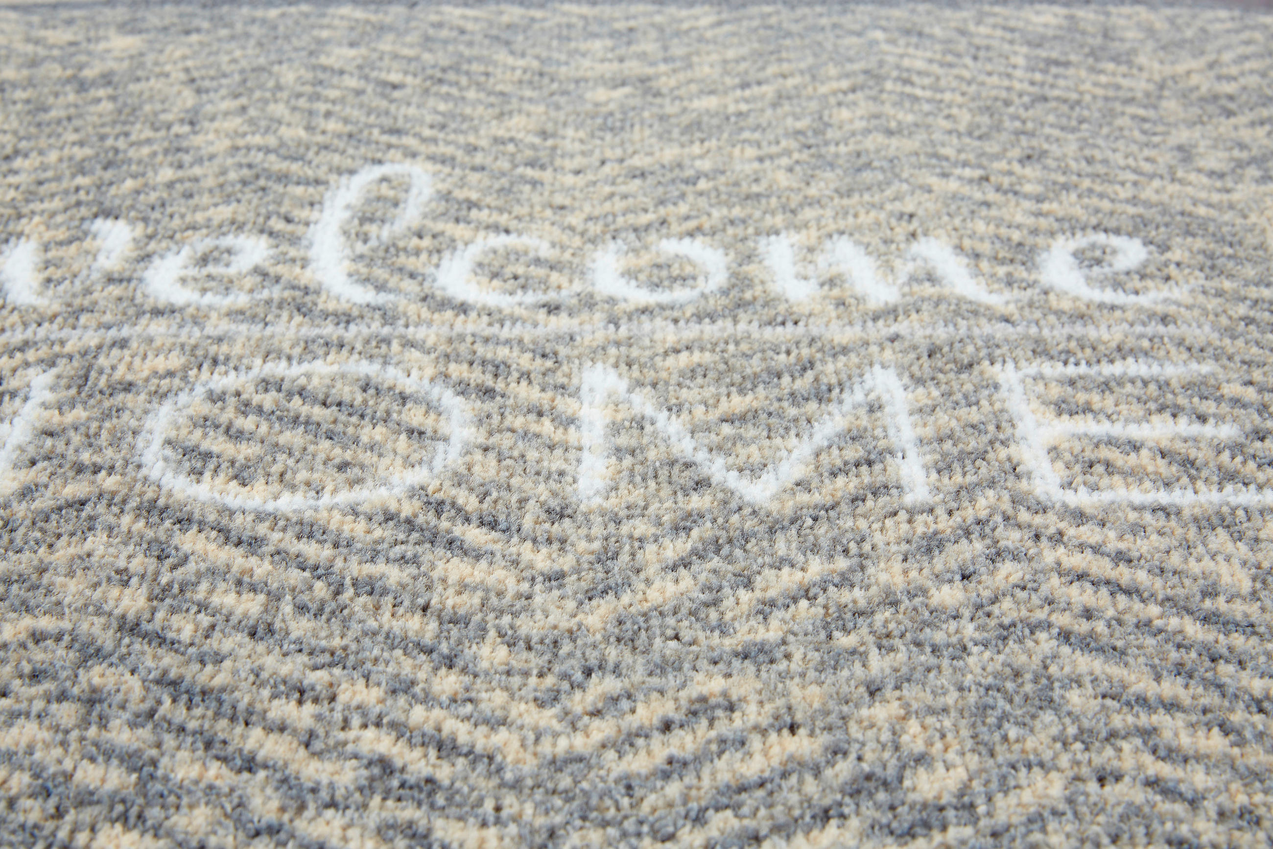 FUßMATTE 50/70 cm  - Beige/Grau, Design, Textil (50/70cm) - Esposa