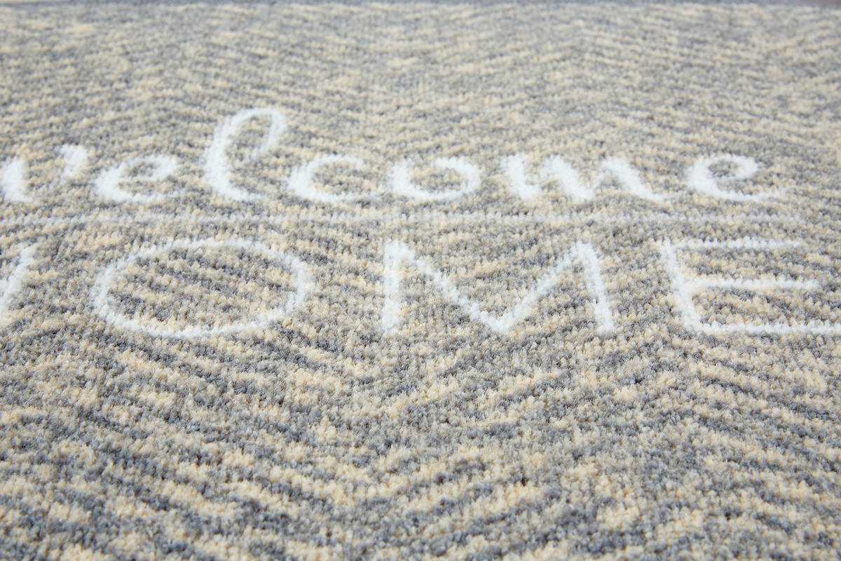 FUßMATTE  50/70 cm  Grau, Beige  - Beige/Grau, Design, Textil (50/70cm) - Esposa