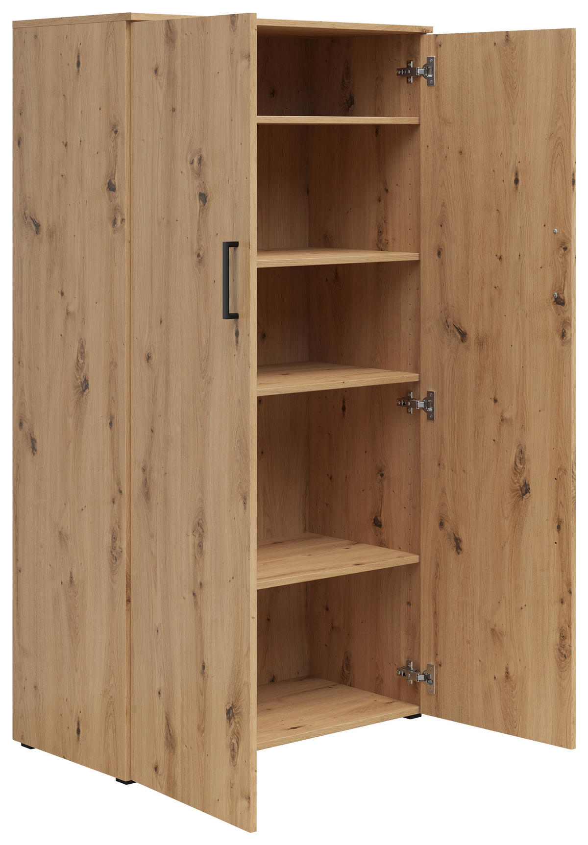 VÍCEÚČELOVÁ SKŘÍŇ, 80/147/40 cm - černá/antracitová, Moderní, kompozitní dřevo/plast (80/147/40cm) - Carryhome
