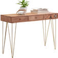 KONSOLENTISCH in Holz, Holzwerkstoff 115/42/78 cm    - Bronzefarben/Akaziefarben, Trend, Holz/Holzwerkstoff (115/42/78cm) - Ambia Home