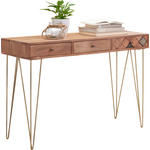 KONSOLENTISCH in Holz, Holzwerkstoff 115/42/78 cm - Bronzefarben/Akaziefarben, Trend, Holz/Holzwerkstoff (115/42/78cm) - Ambia Home