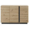 SIDEBOARD  in 138/91/40 cm  - Eiche Artisan/Grau, Design, Holzwerkstoff (138/91/40cm) - MID.YOU