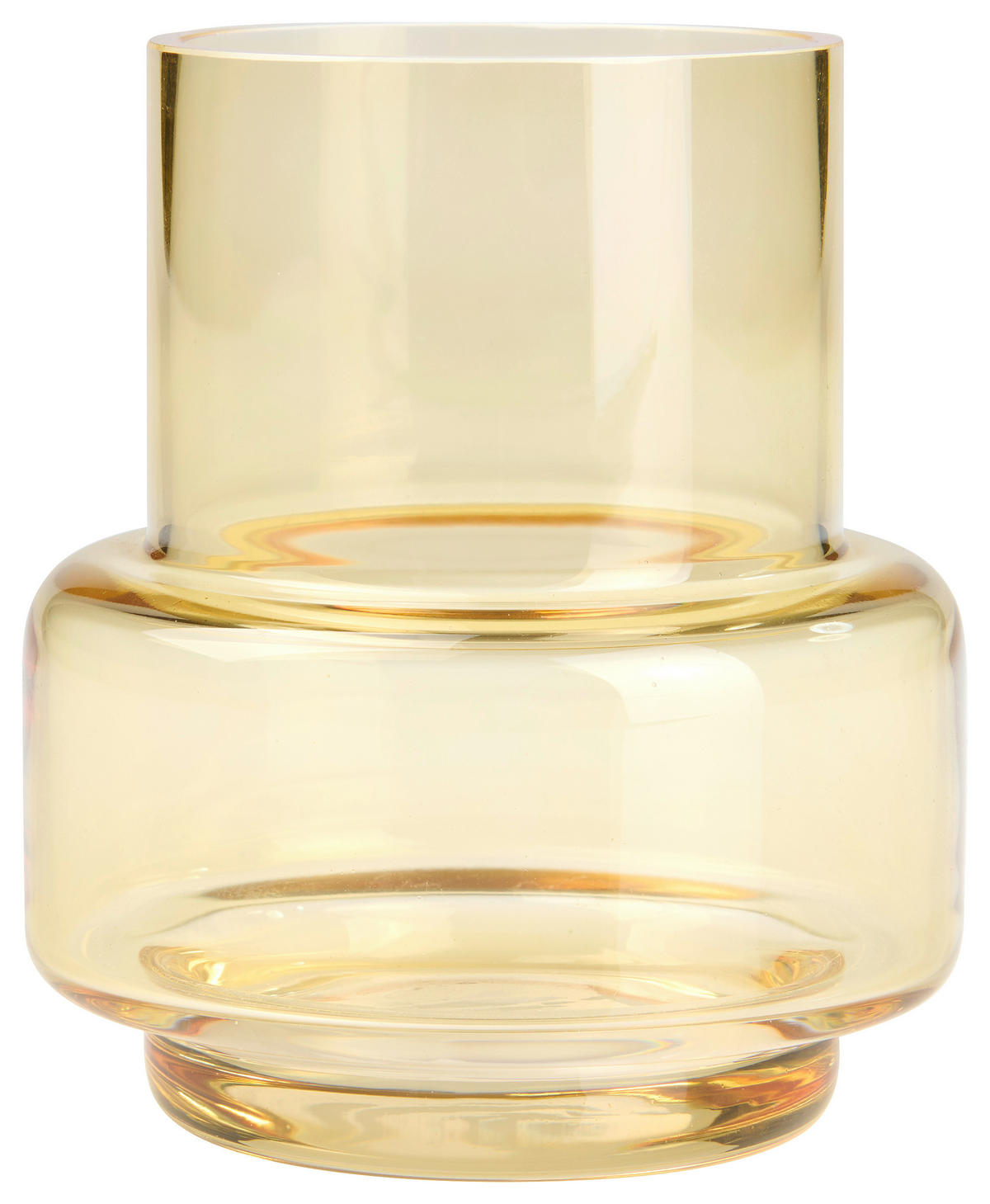 WINDLICHT - Bernsteinfarben, Trend, Glas (9,5/11cm) - Ambia Home