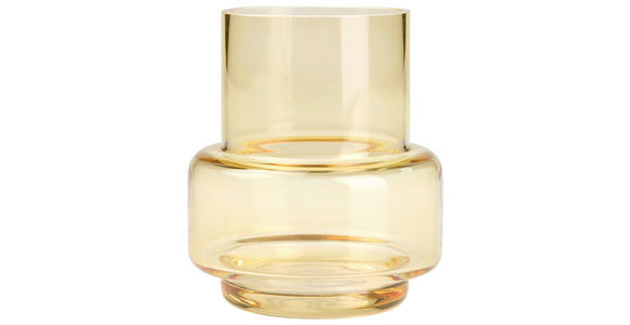 WINDLICHT - Bernsteinfarben, Trend, Glas (9,5/11cm) - Ambia Home
