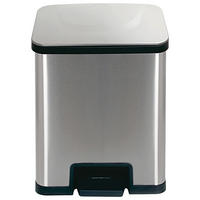 ABFALLEIMER 38 L  - Design, Metall (30/51,5cm) - Echtwerk